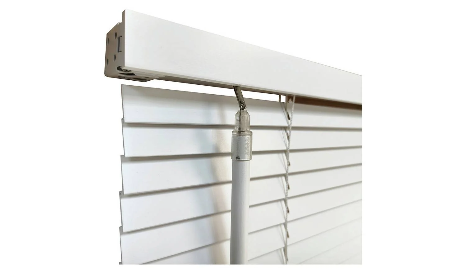 Little Black Book 25mm Basswood White Venetian Blind 140x160cm Privacy - Image 3
